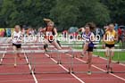 Womens and Girls hurdles at the Northern Inter-Counties under-17s and 15s at Witton Park, Blackburn. Photo: David T. Hewitson/Sports for All Pics